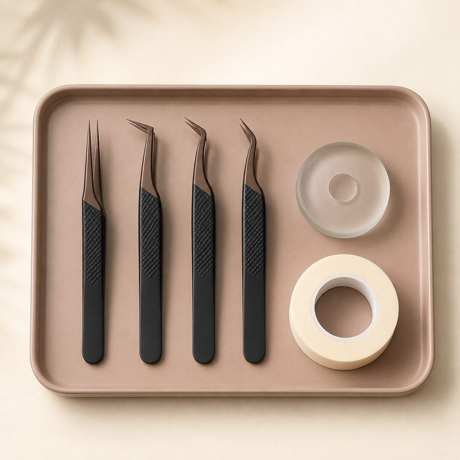 Soft Reason precision lash tweezers and artist tools